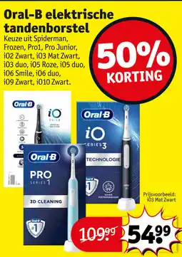 Kruidvat Oral-B elektrische tandenborstel aanbieding