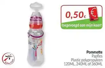 Intermarché Pommette papfles plastic polypropyleen aanbieding