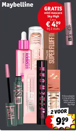 Kruidvat Maybelline aanbieding