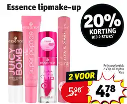Kruidvat Essence lipmake up aanbieding