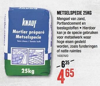 HandyHome Metselspecie aanbieding