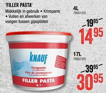 Filler pasta