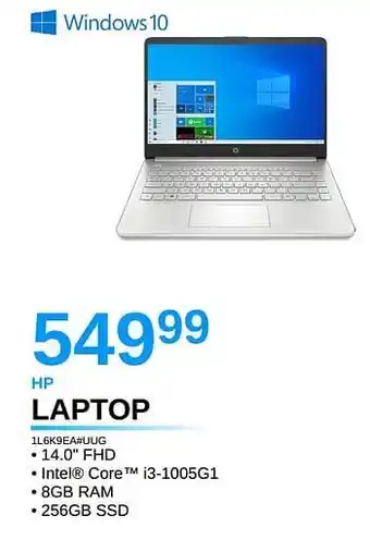 Hp laptop 1l6k9ea#uug