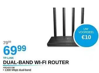 Tp-link dual-band wi-fi router archer c80
