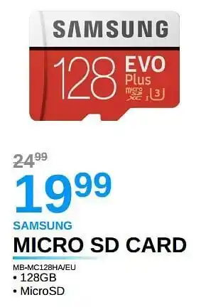 Samsung micro sd card mb-mc128ha-eu