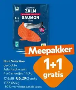 OKay Boni Selection gerookte Atlantische zalm aanbieding