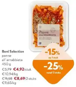 OKay Boni Selection Penne All' Arrabbiata aanbieding