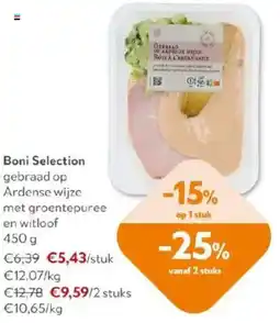 OKay Boni Selection gebraad op Ardense wijze met groentepuree en witloof aanbieding