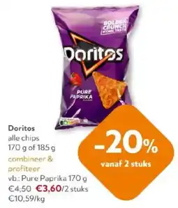 OKay Doritos alle chips aanbieding