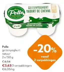 OKay Polle Geitenyoghurt natuur aanbieding
