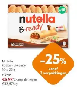 OKay Nutella koeken B-ready aanbieding