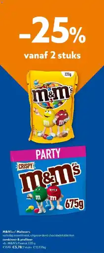 OKay M&M's of Maltesers aanbieding