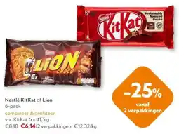 OKay Nestlé KitKat of Lion aanbieding