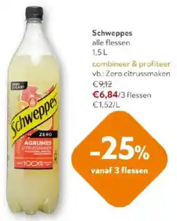 OKay Schweppes alle flessen aanbieding