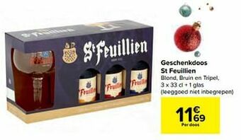 Carrefour Geschenkdoos st feuillien aanbieding