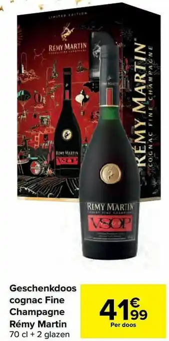 Geschenkdoos cognac fine champagne rémy martin
