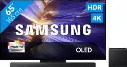 Coolblue Samsung 65 QD-OLED S90F 4K (2025) + Samsung HW-QS700F (2025) aanbieding