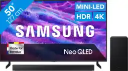 Coolblue Samsung 50 Neo QLED QN82F 4K (2025) + Samsung HW-B66CF (2025) aanbieding