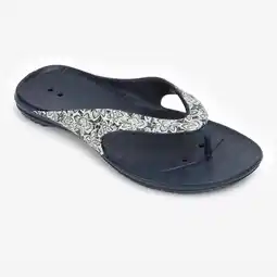 Decathlon Teenslippers voor dames Tonga 500 marineblauw aanbieding