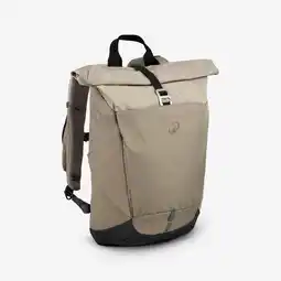 Decathlon Wandelrugzak 16l + 4l NH500 Escape Rolltop beige aanbieding