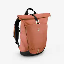 Decathlon Wandelrugzak 16l + 4l NH500 Escape Rolltop terracotta aanbieding
