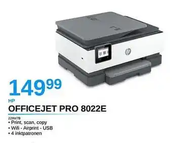 Hp officejet pro 8022e 229w7b