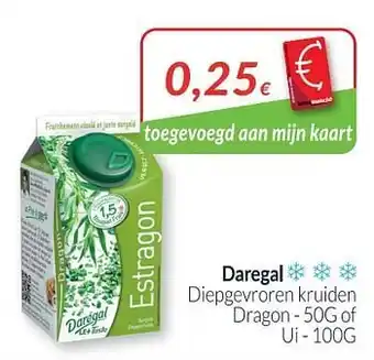 Daregal diepgevroren kruiden dragon of ui