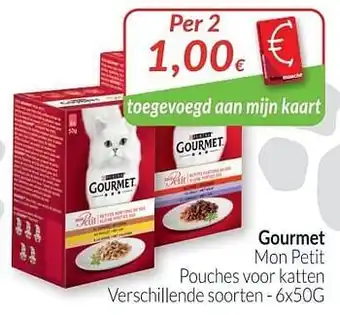 Intermarché Gourmet mon petit pouches voor katten aanbieding