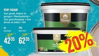 HandyHome Verf facade aanbieding