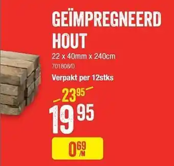 HandyHome Geïmpregneerd hout promopack aanbieding