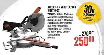 HandyHome Black + decker afkort- en verstekzaag bes710-qs aanbieding