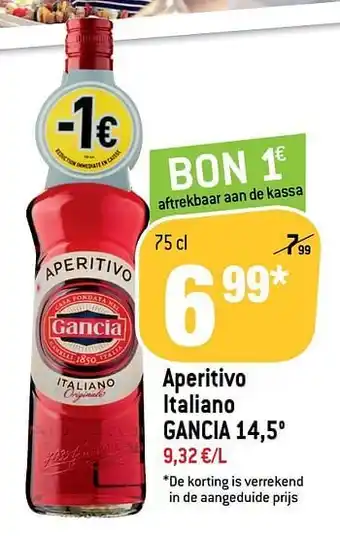 Aperitivo italiano gancia