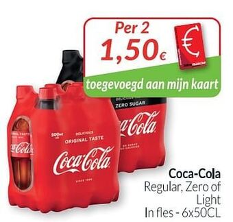 Intermarché Coca-cola regular, zero of light aanbieding