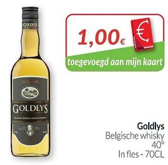 Intermarché Goldlys belgische whisky aanbieding