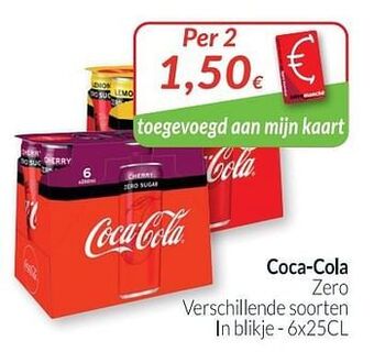 Intermarché Coca-cola zero aanbieding