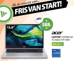 Expert Acer laptop | aspire go 15 (AG15-71P-748F) aanbieding