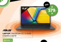 Expert Asus laptop | vivobook go 15 oled E1504FA-L1367W aanbieding