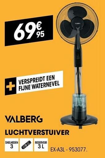 Electro Depot Valberg luchtverstuiver ex-a3l aanbieding