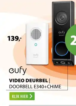 Expert Eufy video deurbel | doorbell e340+chime aanbieding