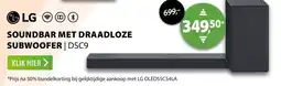 Expert Lg soundbar met draadloze subwoofer DSC9 aanbieding