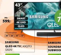 Expert Samsung qled 4k tv 43Q7F3 aanbieding