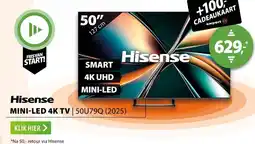 Expert Hisense mini-led 4k tv 50U79Q (2025) aanbieding