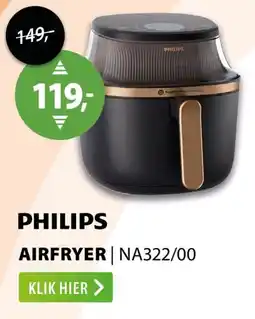 Expert Philips airfryer NA322/00 aanbieding