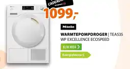 Expert Miele warmtepompdroger wp excellence ecospeed WARMTEPOMPDROGER | TEA535 aanbieding