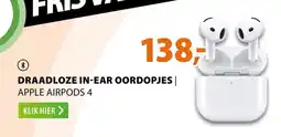 Expert Apple airpods 4 draadloze in-ear oordopjes aanbieding