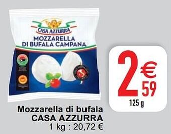 Cora Mozzarella di bufala casa azzurra aanbieding