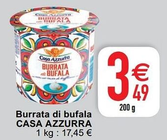 Cora Burrata di bufala casa azzurra aanbieding