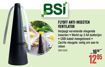 HandyHome Flyoff anti-insecten ventilator aanbieding