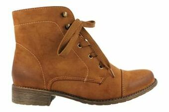 Berca Shoes Sun & Shadow Bottine Dames - Cognac aanbieding