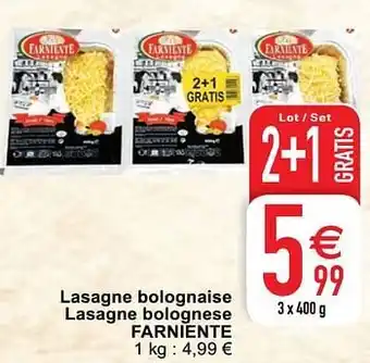 Lasagne bolognaise lasagne bolognese farniente